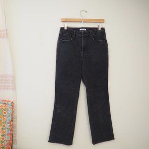 Good American Good Curve Black Straight Leg Jeans - Size 8/29